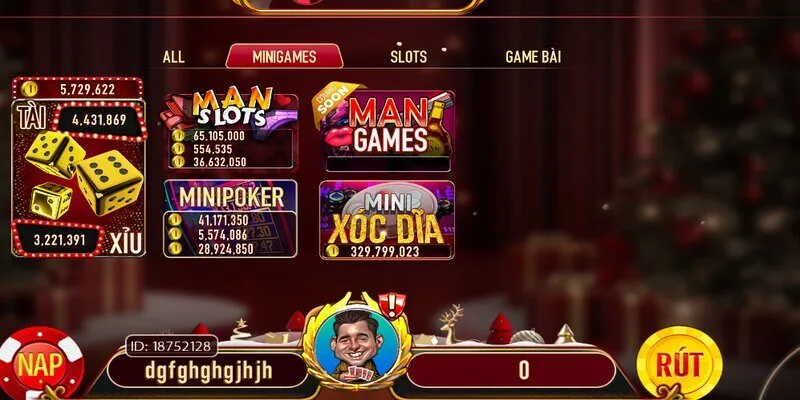 Mini game cũng l&agrave; điểm nhấn thu h&uacute;t nhiều người chơi